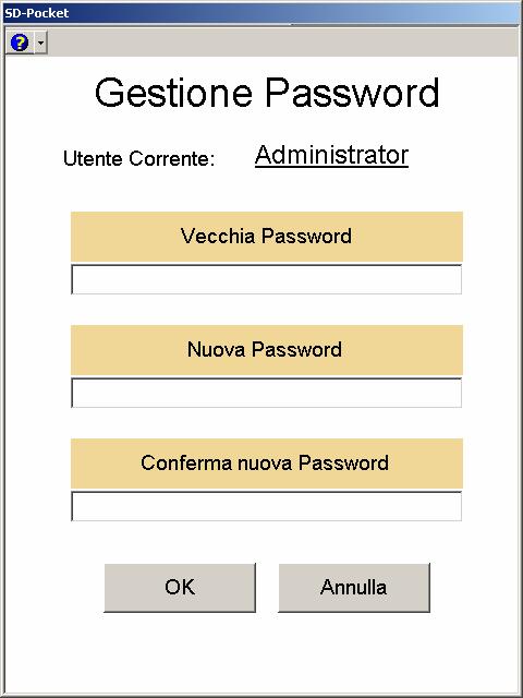5.1.2 Password management Each user can modify its password. To modify the password select Functions Password management : The following page is opened: Figure 14.