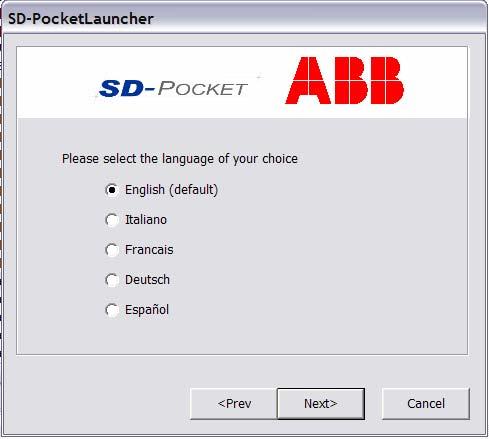 The installation file is executed on the PC having the requirements as per paragraph: the user is asked to select the language of the application. Figure 2.