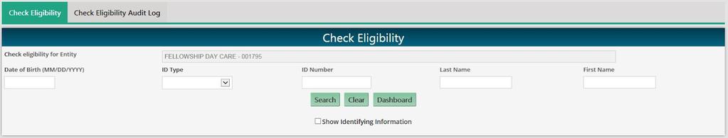 TIP: If you are unable to locate the individual using the ID type and number they have
