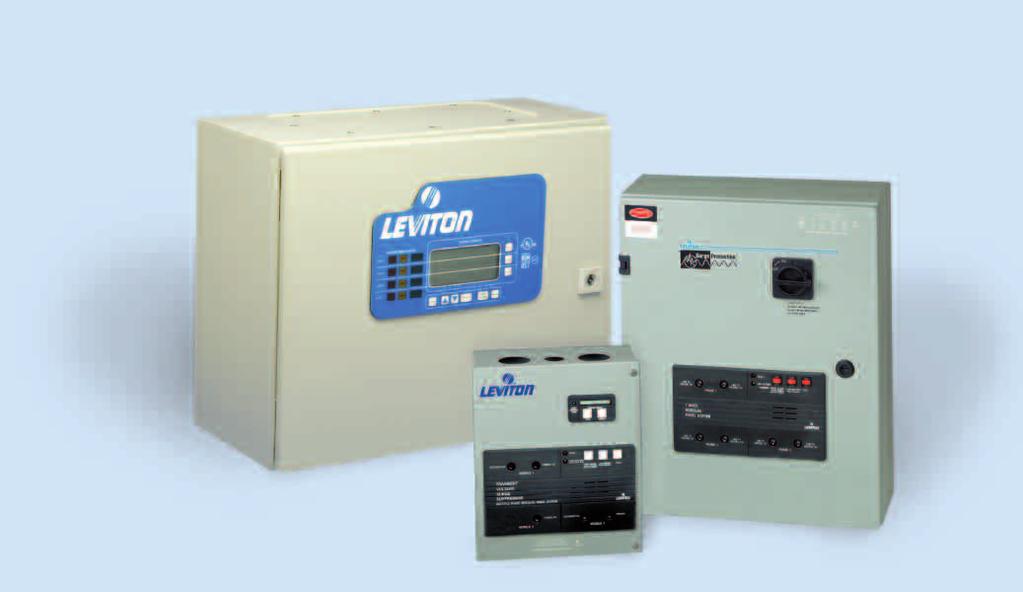 Surge Protection & Power Connection Surge Protection Leviton s network approach to facility-wide surge protection