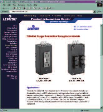 Code A Service Link for Authorized Resellers to Check Stock, Place Orders, and Check Order Status Info About Leviton Including Press