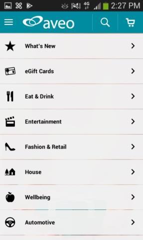6. Clicking on Categories will bring up the list of categories which