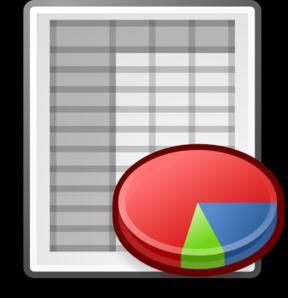 Spreadsheet A document that stores data in a grid of