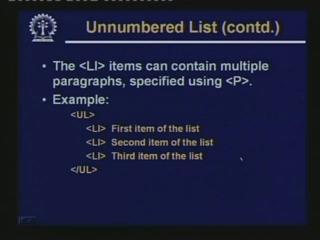 as well as along with LI. If you use this attribute with UL it will be applied to all the elements of the list.