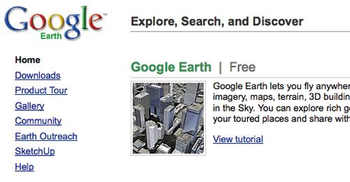 8: Google Earth Download the free version of Google