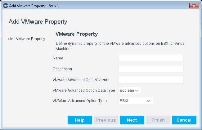 Add VMware Advanced Properties VMware Advanced Properties are static and dynamic properties that can be added to secure the deployments of VMs and ESXi hosts.