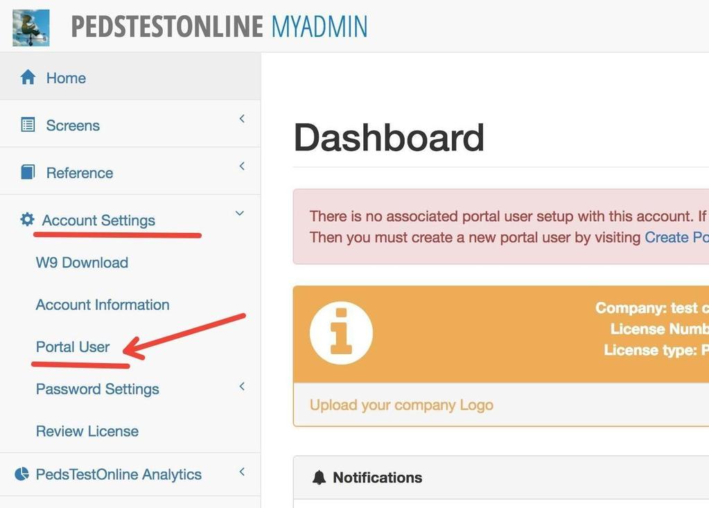 Prerequisite: In order to provide access to The Portal section to your parents, you must generate a Portal User with different login credentials by signing into your MyAdmin section.