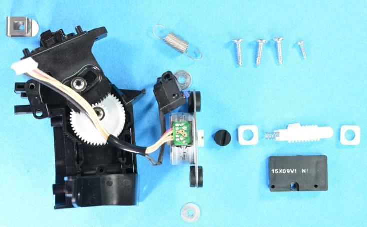 MIRROR UNIT (3): MOTOR UNIT 1 notch = 1mm Clip Gear#3 Spring Displacement Sensor AQ 1785RN& A632 Washer Grommet Gear#1 Spring Stopper Holder Holder Gear#2 Motor