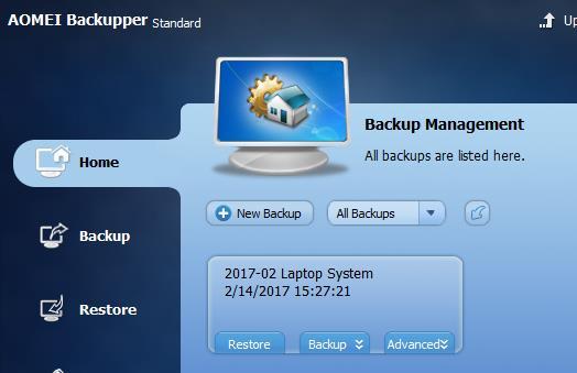 Restore from Backup While it may never happen, you may someday need to restore your computer.