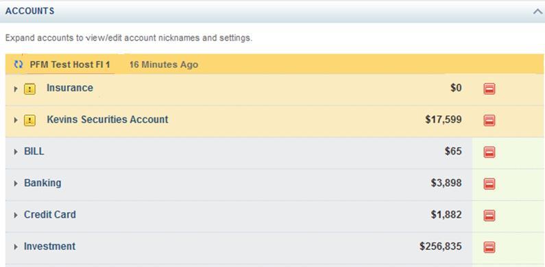 8. Select Add More Accounts and repeat step 2 through step 7, when applicable. 9.