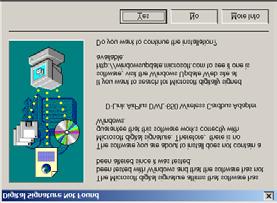 For Windows 2000, Fig. 2.6 may appear after the laptop computer restarts. Select Yes to finalize the installation.