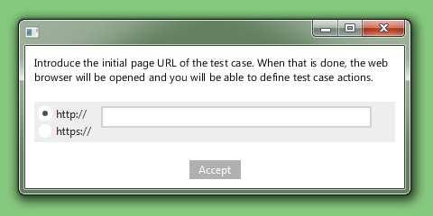 8 Manage test case actions 1 To start or to continue the definition of test case actions, view its data and click over Start test case or Continue test case (if you have defined actions before).