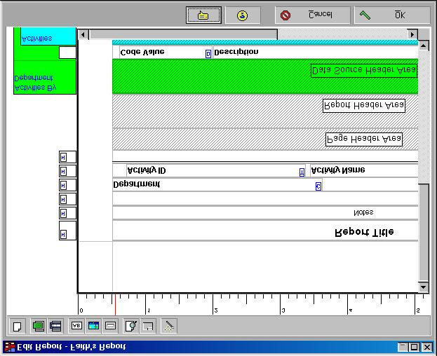 P3e REPORT WRITER CREATING A BLANK REPORT 1. On the Reports window, select a report, then click Copy. 2.