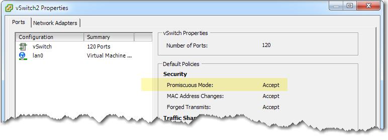 Quick Start Guide ac. Click OK. The vswitch2 Properties window reappears, with the new value. ad. Click Close.