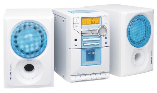 Reflex Speaker System Plays CD, CD-R and CD-RW discs 20 tracks CD random program FM/AM