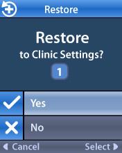 3 The Screen displays all Programs configured by your physician.