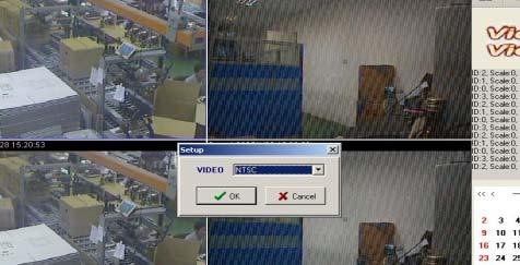 Video Format: Chose NTSC or PAL.