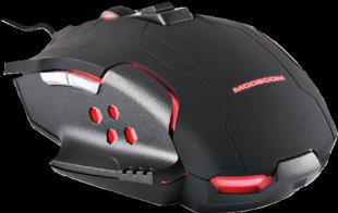 MODECOM VOLCANO MC-GMX mouse for gamers Advanced optical sensor AVAGO