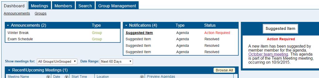 How to approve suggested items Administrative users have the ability to approve items/sub items that are