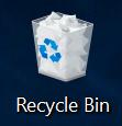Example: Let s say you accidently delete a wanted file. Here are the steps to restore that file: 1. Double click the Recycle Bin icon to open the File Explorer window. 2.