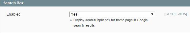improved sitelinks search box to Google search results.