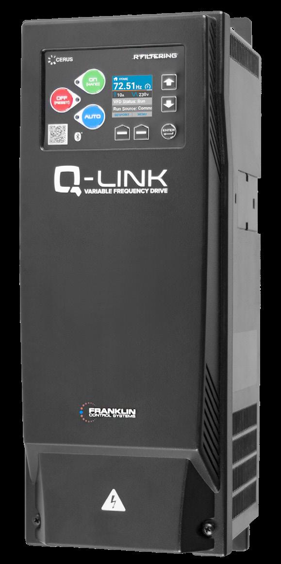 Q-LINK STAND-ALONE VFD EASIER & MORE RELIABLE The Q-link is a revolutionary new connected drive.