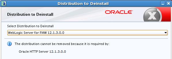 Deinstalling the Software For more information, see "Stopping an Oracle Fusion Middleware Environment" in Administering Oracle Fusion Middleware. 6.