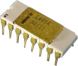 4-bit Microprocessors Intel 4004 Introduced in 1971. It was the first microprocessor by Intel. It was a 4-bit µp.