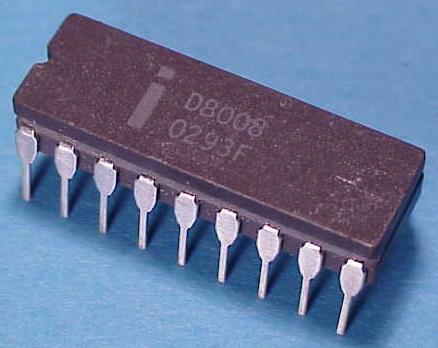 8-bit Microprocessors Intel 8008 Introduced in 1972. It was first 8-bit µp.