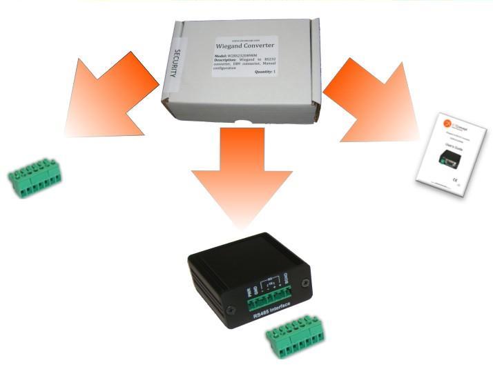Quick Installation To install the converter follow the steps below: 1. Verify the package contents (see the list of accessories included) 2.