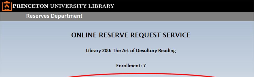 Please allow time for library staff to process your