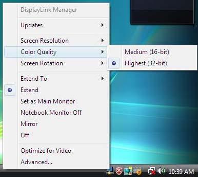 3. Using the Adapter About the resolutions and refresh rates available to users The resolutions and refresh rates available to the user through Windows are a comprise of the support from the