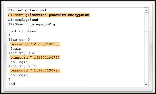 You can encrypt all passwords