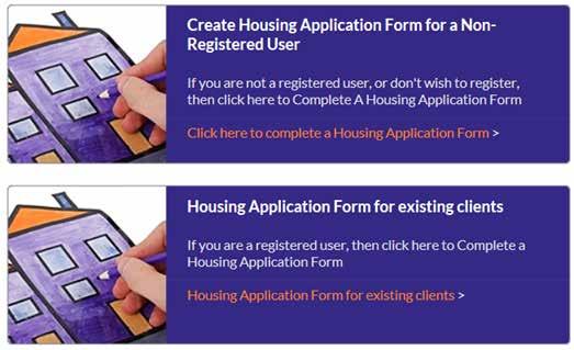 Housing Application Form If you wish to apply to live in an Anchor property you can apply online. If you already live with us you can log in with your account and apply for a different property.