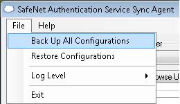 Starting and Stopping the Synchronization Agent 1. In the Synchronization Agent, click the Status tab. 2. Under Service Status, click Start or Stop.