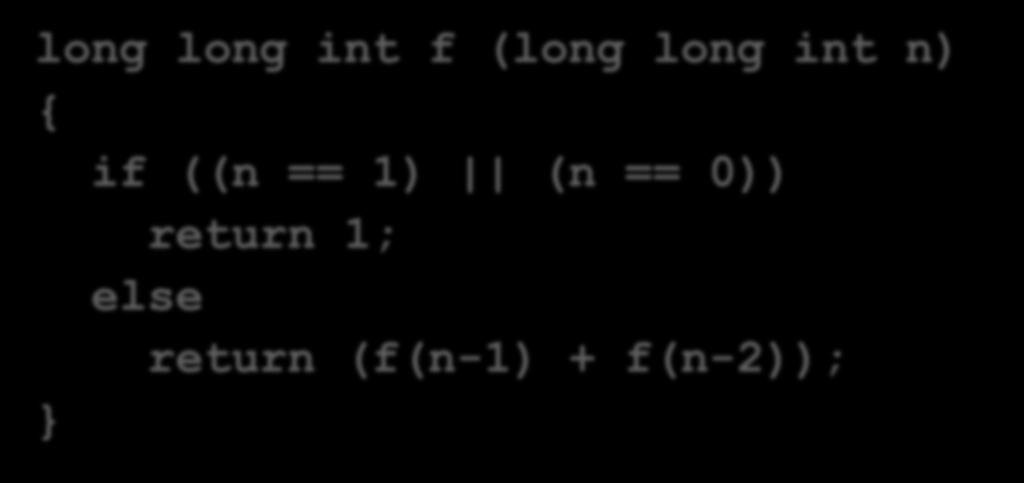 Recursion... (etc) What does the function f(n) = f(n-1) + f(n-2) (and f(1) == f(0) == 1) return for n = 5?