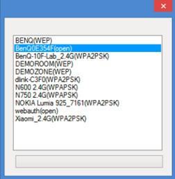 If the WiFi SSID name of your BenQ projector is not NetworkDisplay, you need to follow the below steps do auto-pairing if you are connecting to this projector for the first time. 1.