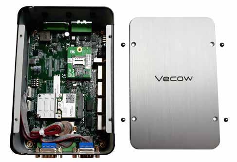 screws on top cover marked with "VECOW logo.