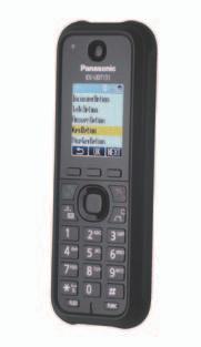 You can select handsets for the office area or for extremely rugged environments.