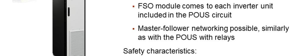 The FSO module will come to each inverter included in the