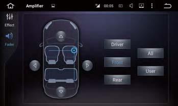 Driving Setting Select and set multimedia playing when safe driving Enter into sound setting interface,then choose one from the following sound