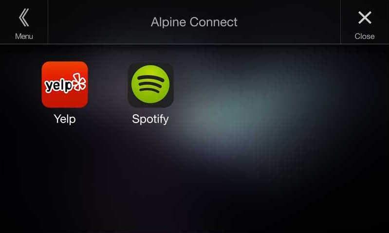 Alpine Connect enables Glympse, Yelp