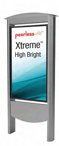 Transform Your Outdoor Space with All-in-One Solutions Smart City Kiosk model numbers: KOP2549-XHB-EUK Includes 49" Xtreme TM High Bright Outdoor Display