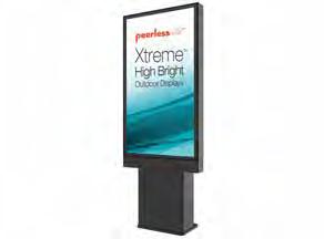 Peerless-AV also designs & manufactures stylish, fully integrated kiosk solutions.