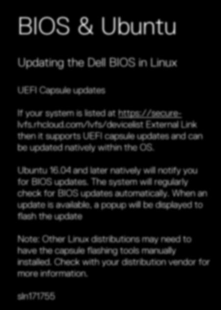 04 and later natively will notify you for BIOS updates. The system will regularly check for BIOS updates automatically.