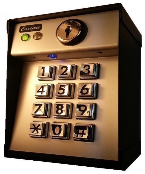 Carefree-Security Heavy Duty Commercial - Industrial Fully Sealed Digital Access Keypad Specially Designed for Gate Operators, Overhead Doors,