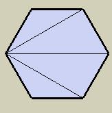 with a perfect hexagon. 6.