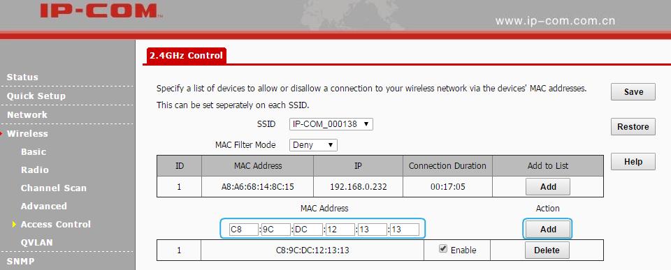 QVLAN QVLAN enables this AP to broadcast up to 4 wireless networks with different names.