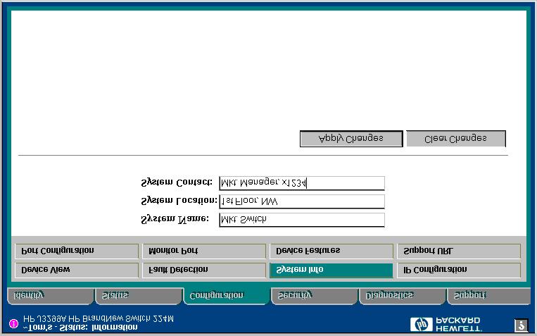 System Information System Information From the web browser interface and switch console you can configure basic switch management information, including system data, address table aging, and time