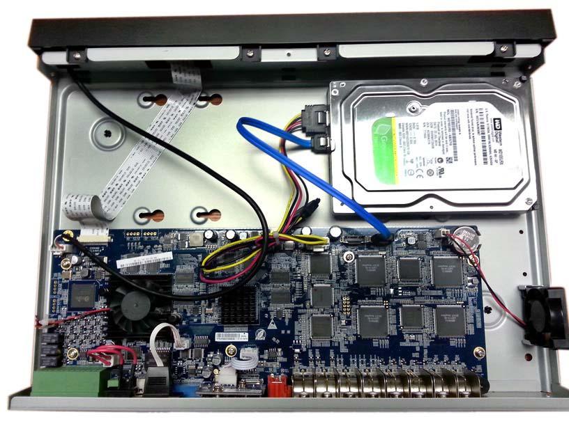146 Performance Series HQA Digital Video Recorder User Guide Installing a Hard Drive On some HRHH DVR models, you can install an additional hard disk drive (HDD).